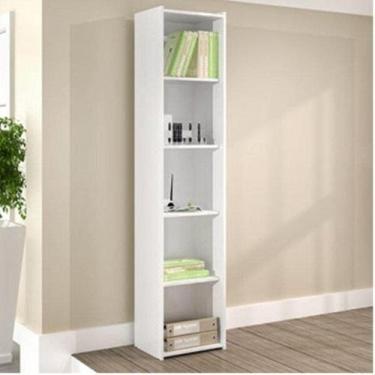 Imagem de Estante para Livros 4 Prateleiras 40cmx182cm Esm206 Retrô - Movelbento