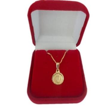 Imagem de Corrente com Pingente Medalhinha Fisioterapia Folheado Ouro - GABBY LU