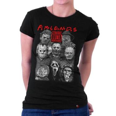 Imagem de Camiseta Baby Look Jason Freddy Krueger Chucky Friends Terror Filmes -
