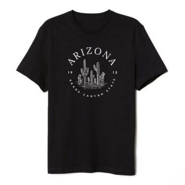 Imagem de Camiseta Arizona Country Masculina Feminina Unissex Algodão Premium - 