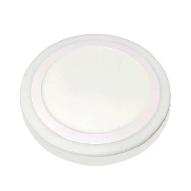 Imagem de Luminária painel led dual color 18w+6w sobrepor redondo - TASCHIBRA