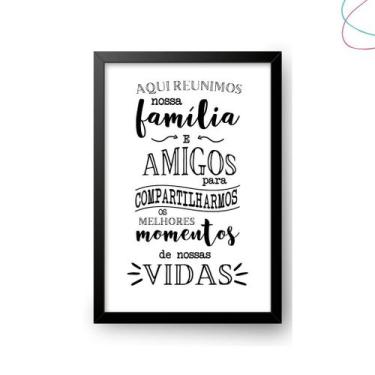 Imagem de Quadro Decorativo Área Gourmet Aqui Reunimos Nossa Família - Creative 