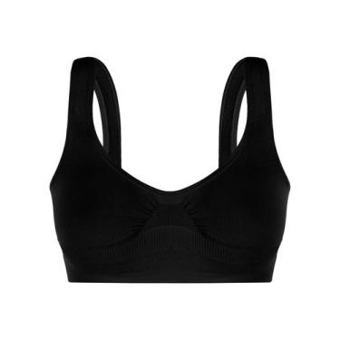 Imagem de Top Lupo Loba 41300-001 Sem Costura Microfibra T. P/GG, GG, 9990, Pret