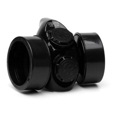 Imagem de Mascara Respirador Semi Facial Para 2 Filtros Proteção Carbografite CG