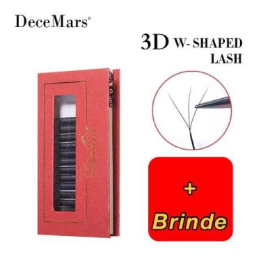 Imagem de Cilios Decemars Fio 3d W Volume Egipcio Extensao De Cilios, D - 0,07 1