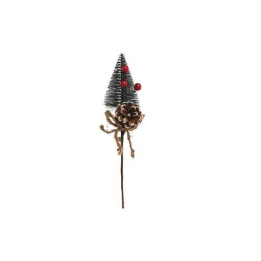 Imagem de 6 Galhos Pick Pinheiro com Pinhae Berries Natalinos 30CM - Magizi