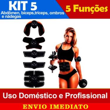 Imagem de Kit Tonificador Muscular Elétrico Fitness 5 Em 1 Resultado em 1 mês Us