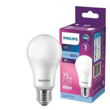 Imagem de Kit 14 Lampada Led Bulbo 11W 1018Lm 180 Bivolt E27 Philips, 110V/220V 
