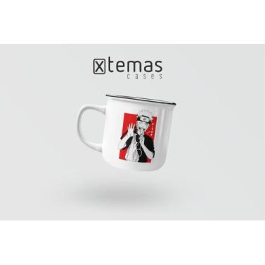 Imagem de Caneca naruto geek retrô esmaltada de aluminio - Xtemas