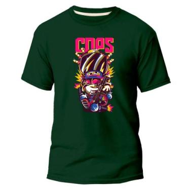 Imagem de Camiseta Algodão Premium Estampa Digital Robo Nerde Raios - NoBrand, V