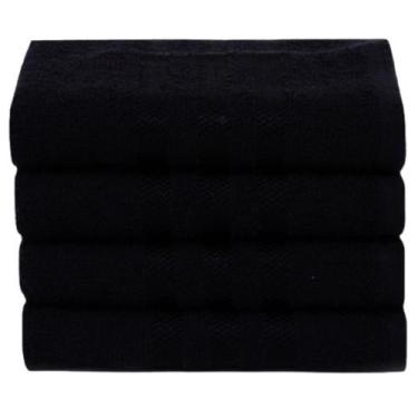 Imagem de Kit 4 Toalhas de Rosto Para Salão, Barbearia, Manicure e Spa Macia 100
