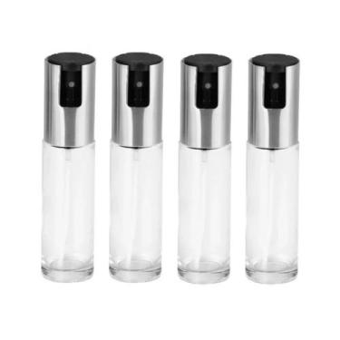 Imagem de Kit 4 Galheteiro Spray Borrifador Vidro Azeite Vinagre Oleo - Tiba's, 