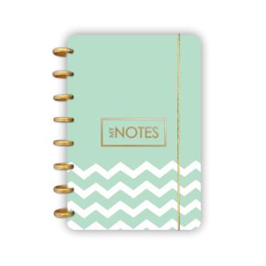 Imagem de Caderno de Disco Flex A5 Zig Zag Verde com 80 folhas abyara graf (tipo caderno inteligente)