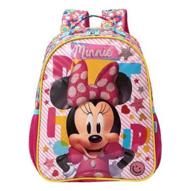 Imagem de Mochila Minnie Infantil Feminina Costas Escolar Disney G Cl1 - Xeryus