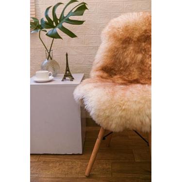 Imagem de Pelego Natural de Ovelha Premium Mesclado M Lã Alta - JS PELES