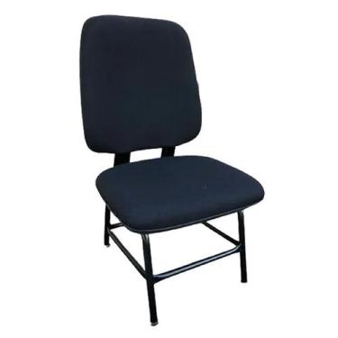 Imagem de Cadeira Para Obeso Cadeirão Fixo Estofado Maxx Reforçada Até 170 Kg Te