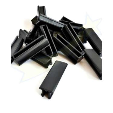 Imagem de Batente Limitador Click 6 Cm Plastico Janela/porta 100un - Alumínios C