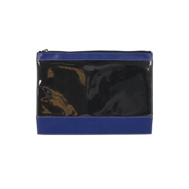 Imagem de Necessaire Slim Frente Transparente Artlux 1403, Azul