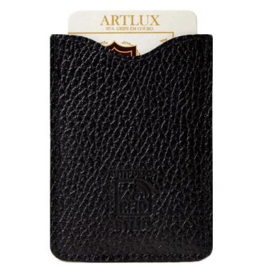 Imagem de Porta Cartão Anti Furto em Couro Artlux 5003, Preto