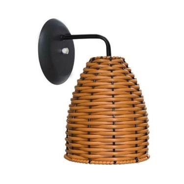 Imagem de Arandela Junco Retro Areia 22x16 - Shoppingnet