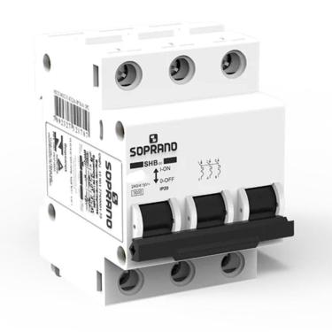 Imagem de Disjuntor Tripolar Soprano SHB3 GII C0 16A