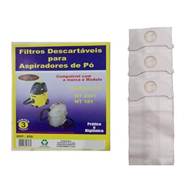 Imagem de Saco Descartável Aspirador Karcher NT2501, NT181