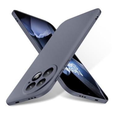 Imagem de Bastmei Capa para OnePlus 13, capas de telefone minimalistas, extremamente leve, ultrafina, proteção para câmera, capa rígida de policarbonato capa fina para Oneplus 13 5G (6,8 polegadas) (cinza