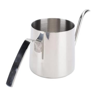 Imagem de Despeje sobre a Chaleira de café, Copo de Gotejamento Com Bico de Pescoço de Ganso de Aço Inoxidável SUS304 de 240 Ml, Design Compacto e Leve, para Viagens de Acampamento Ao Ar