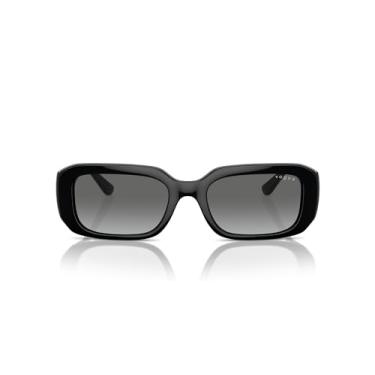 Imagem de Óculos de Sol Vogue Eyewear 0VO5565S W44/11 Tam 53 / Preto - Lentes Cinza Gradiente