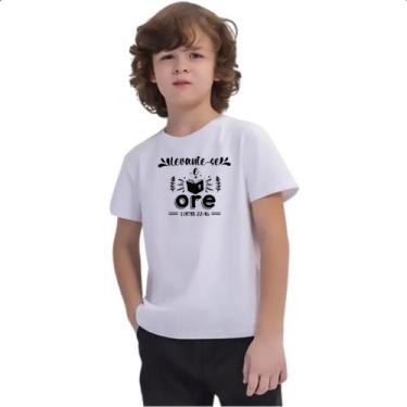 Imagem de Camiseta Infantil Gospel Lucas 22.46 - Alearts, 4