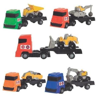 Imagem de Super Frotinha Plataforma Construção Solapa Criança Presente - Divipla