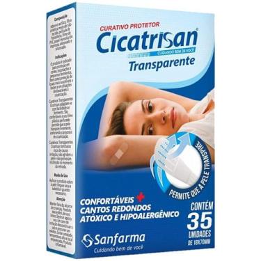 Imagem de Curativo Transparente Cicatrisan 18x70mm - 35 unidades - Sanfarma