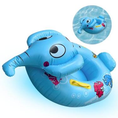 Imagem de Boia Bote Animais Inflável Com Fralda Infantil C/ Pegador - Rpires, El