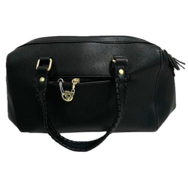 Imagem de Bolsa Feminina Transversal Media de Ombro Elegante Versátil Moderna Miss Dong 00788 Preta