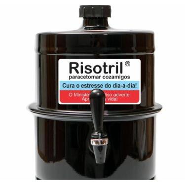 Imagem de Chopeira Portatil A Gelo Preta Risotril 5.1lt Não Elétrica - Beer Chop