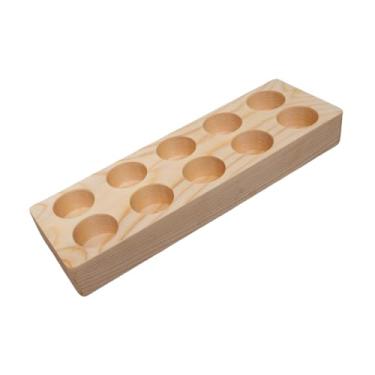 Imagem de harayaa Exibição de óleo essencial Stand Stand Essential Organizer Organizer Desk AROMETIC ORAGEM RACK para aniversários, 24cmx8.5cmx3cm