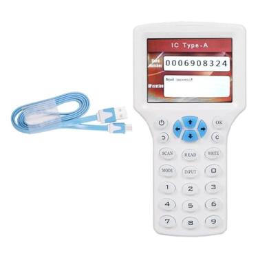 Imagem de Leitor de cartão de identificação NFC IC RFID, gravador de cartão inteligente NFC RFID Copiadora ID IC Reader Writer