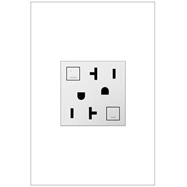 Imagem de adorne Receptáculo Gfci De Autoteste Duplex Resistente A Adulteração Adorne 20A (Branco), Agftr2202W4