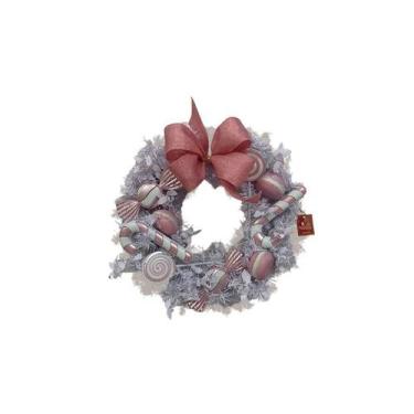 Imagem de Guirlanda de Natal decorada de 45 cm - Brilha Natal e Wanda Hauck