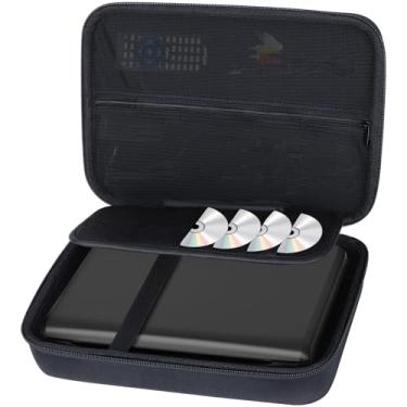 Imagem de Lebakort Capa de armazenamento compatível com DBPOWER 29.2 cm / Megatek 31.8 cm / HDJUNTUNKOR 30.5 cm / SQQBZZ 29.2 cm / ieGeek 29.2 cm / WONNIE 30.5 cm DVD Player portátil