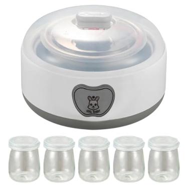 Imagem de YWJLQH Máquina de fermentação automática de iogurte em casa Máquina de fermentação de baixo ruído doméstico iogurte caseiro 1.2l Máquina elétrica, com 5