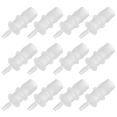 Imagem de PATIKIL 12 peças de acessórios de mangueira de plástico de 1/15.2 cm a 1/5.1 cm, acessórios para tubos redutores, adaptador de tubulação, kit de junta de emenda de união para sistema de ar gás água