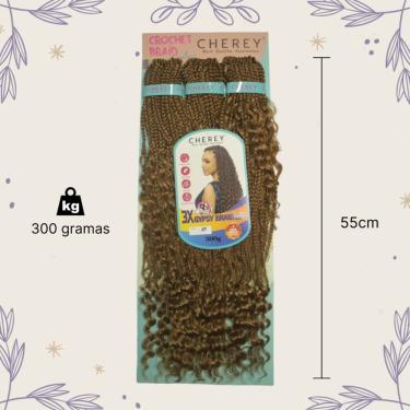 Imagem de Aplique Gypsy 3x Cabelo Boho Box 300gr Crochet Braid