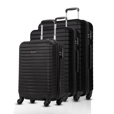 Imagem de Kit Malas Viagem Premium Deluxe Abs Cadeado 10Kg+23Kg+32Kg - Sestini