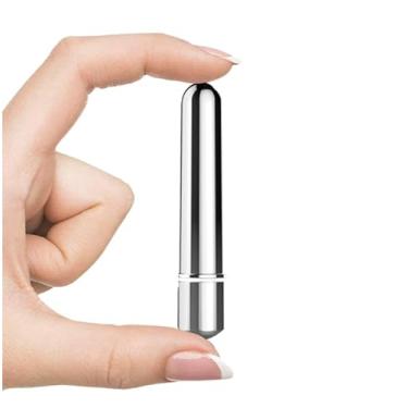 Imagem de Mini massageador elétrico portátil atualizado para as costas – Mini massageador de costas portátil à prova d'água para massageador de ombro e pescoço (prata)