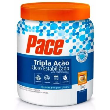 Imagem de Pote Pastilhas 200g Cloro Tripla Ação Pace Flutuador Piscina
