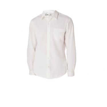 Imagem de Camisa básica manga longa branca - hering