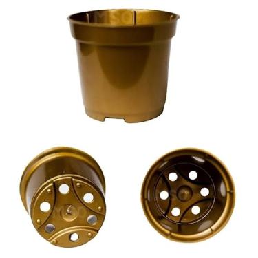 Imagem de 50 Vasinhos Coloridos Pote 6 De 80ml Castos E Suculentas lembrancinha (DOURADO)