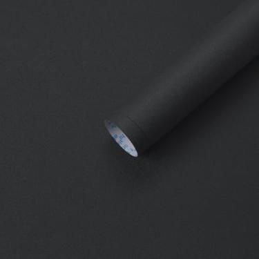 Imagem de Ismoon Papel de parede cinza descasque e cole papel de contato cinza 43 cm × 395 cm, papel de parede autoadesivo removível, papel de contato fosco para armários e gavetas, banheiro, quarto, rolo de