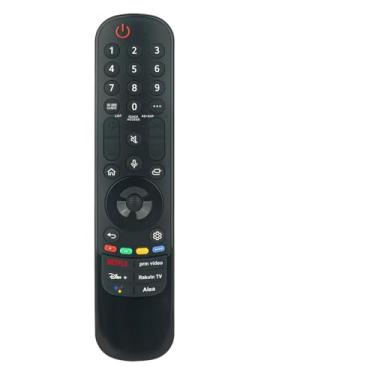 Imagem de MR22GA/GN MR21GA/GC Controle remoto de voz substituído adequado para Smart TVs LG OLED QNED NanoCell Mini-LED C1 C2 C3 C4 UHD 4K 8K OLED77B2PUA OLED55A2PUA OLED48A2PUA OLED65A2PUA 70NANO75UQA 433
